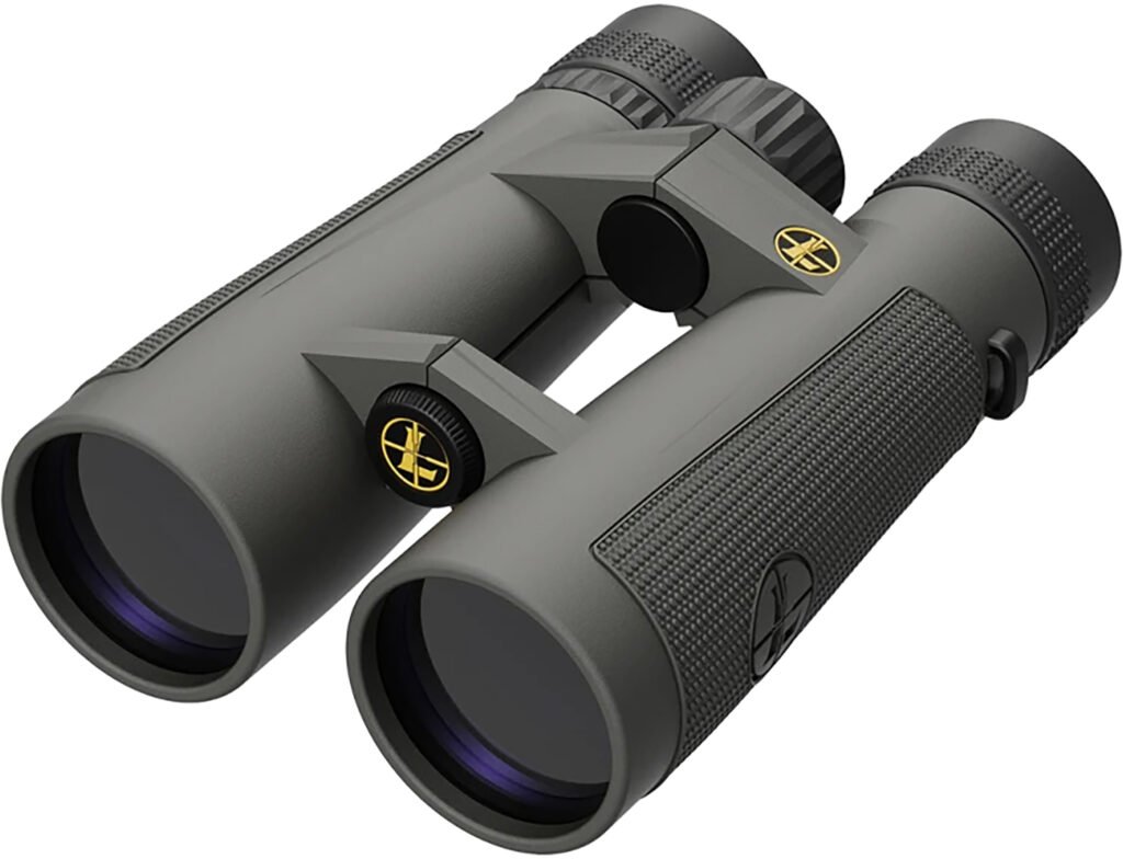 Leupold 175856 BX-5 Santiam HD 12x50mm Roof Prism Shadow Gray Armor Coated
