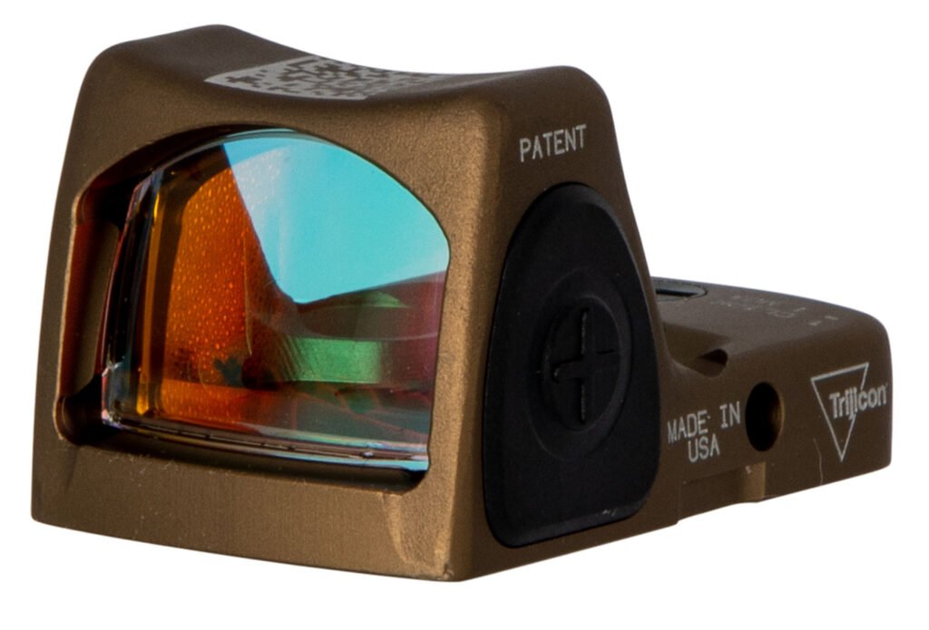 Trijicon 700780 RMR Type 2 Coyote Brown 1 x  0.89" x 0.67"  3.25 MOA Red Dot