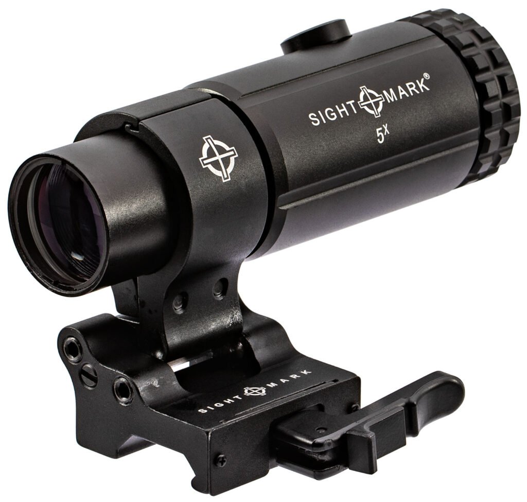 Sightmark SM19064 T-5 Magnifier 5X with Flip to Side Mount Matte Black 5 x 23 mm