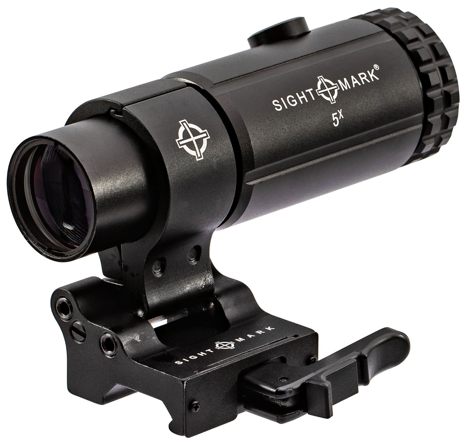 Sightmark SM19064 T-5 Magnifier 5X with Flip to Side Mount Matte Black 5 x 23 mm