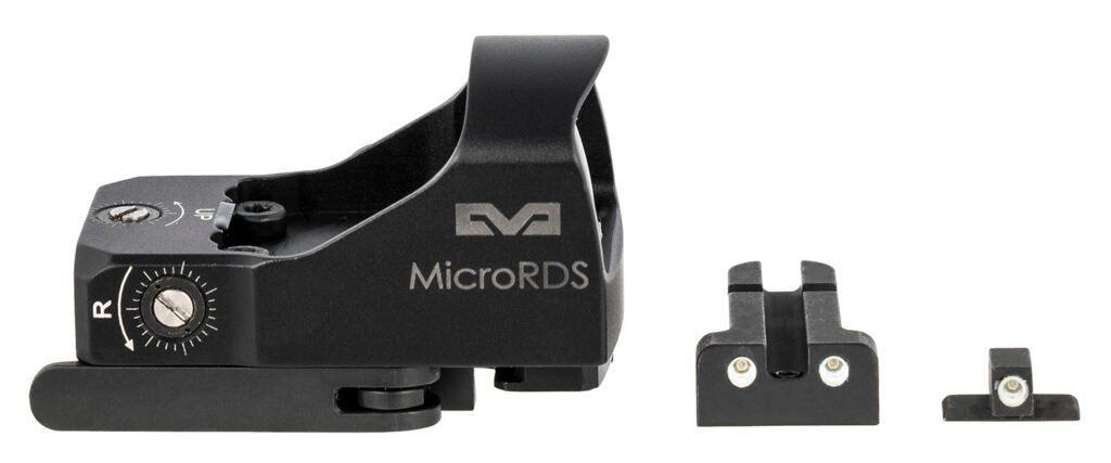 Meprolight USA 88070502 Micro RDS Black 1x 3 MOA Dot Reticle Fits Sig Sauer P226/P320 Pistol