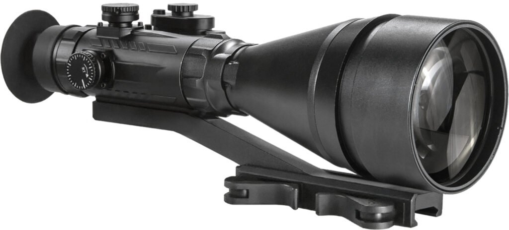 AGM Global Vision 15WP6622483011 Wolverine Pro-6 NL1 Night Vision Riflescope Matte Black 6x 100mm Gen 2+ Level 1 Illuminated Red Chevron w/Ballistic Drop Reticle (Adjustable Projected Reticle)