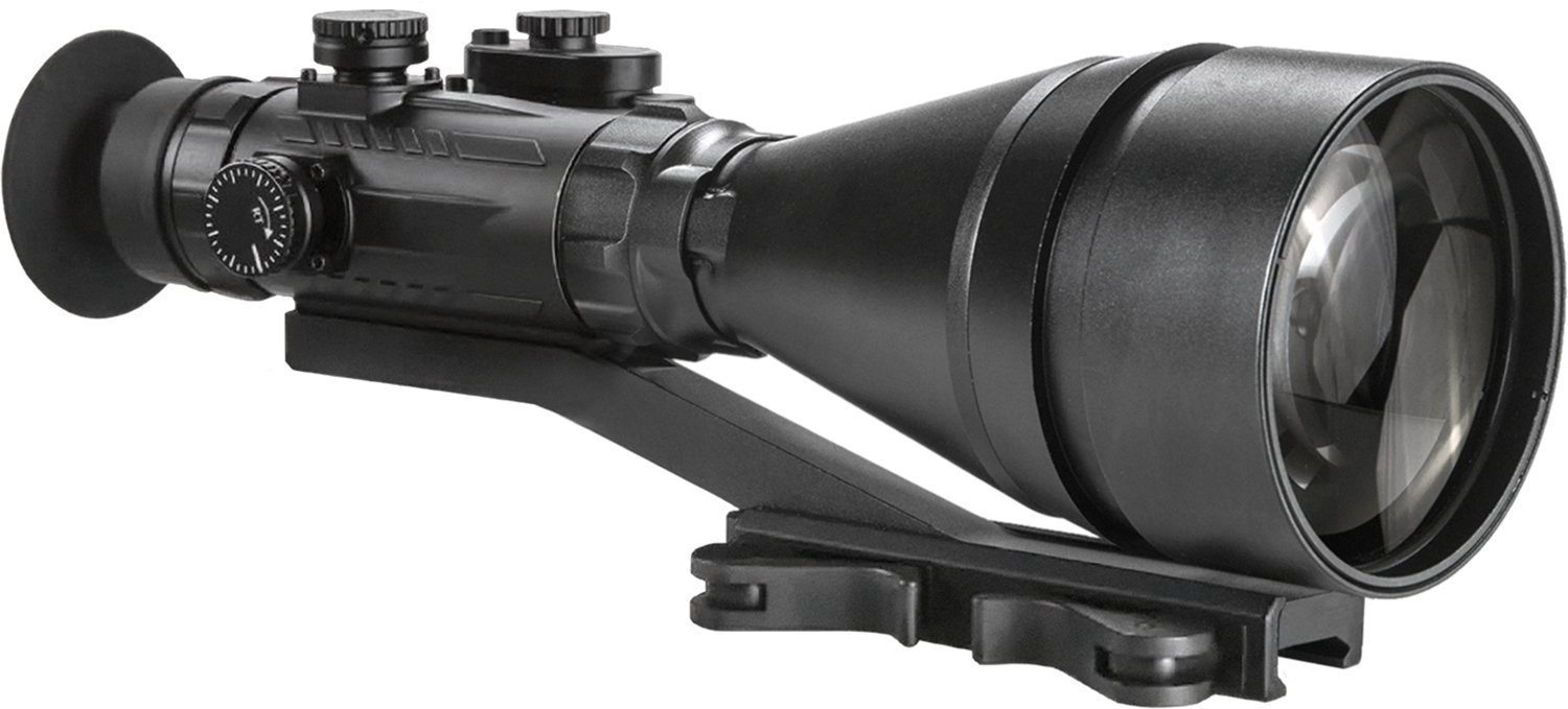 AGM Global Vision 15WP6622483011 Wolverine Pro-6 NL1 Night Vision Riflescope Matte Black 6x 100mm Gen 2+ Level 1 Illuminated Red Chevron w/Ballistic Drop Reticle (Adjustable Projected Reticle)